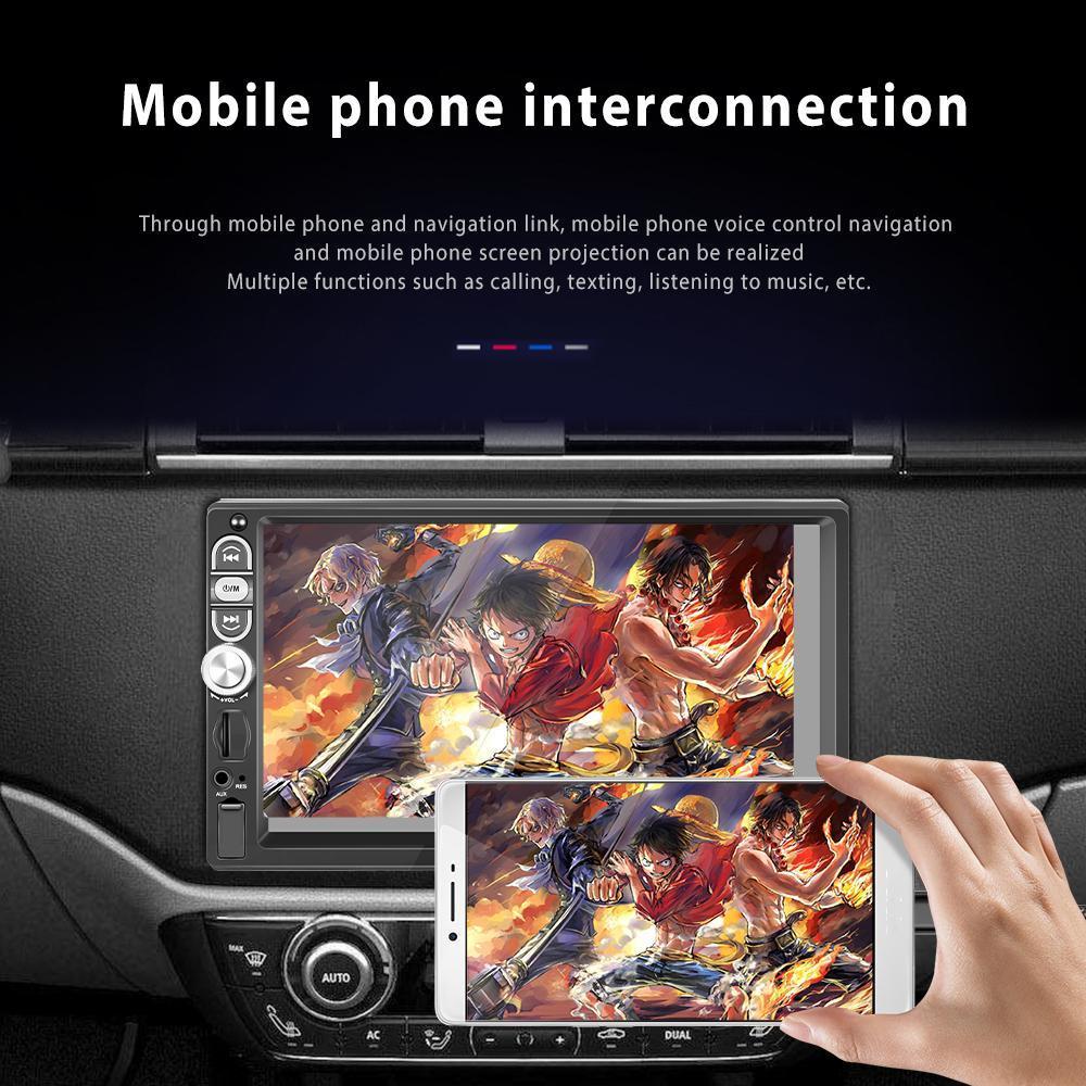 7-inch Single-din Car Stereo, Single-din Car Radio And MP5 Player Supporting Carplay Android Auto