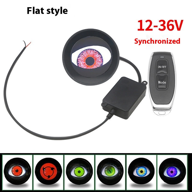 Devil Eye Led Hawkeye Lamp Modified General Car Motorcycle Lens Headlight Multi-mode