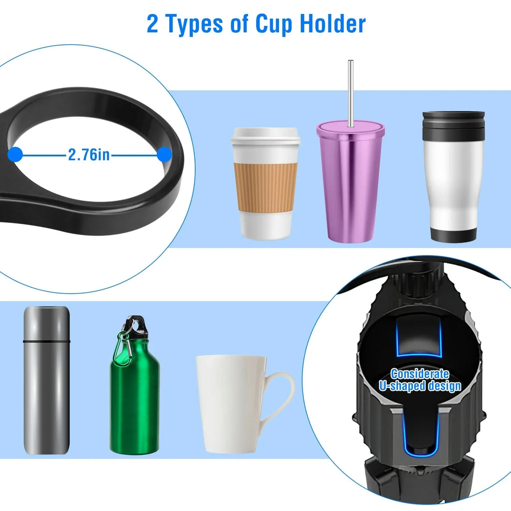 4-in-1 Car Cup Holder Tray