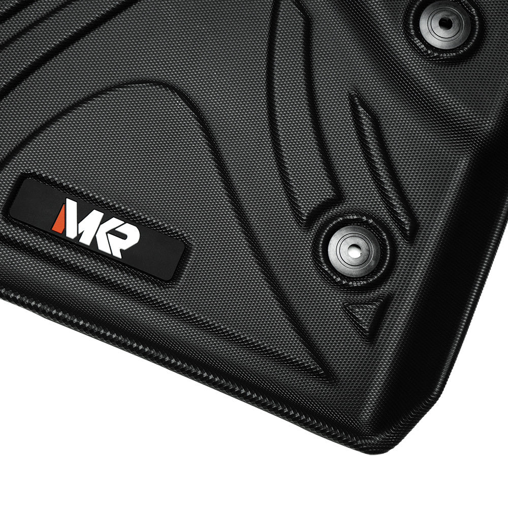 MKR Car Floor Mats For 2021-2023 Ford Bronco 3D TPE All-Weather Floor Mats - Full Set Interior Car Accessories All-Weather