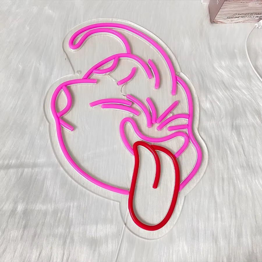 Gaming Neon Sign for Gamer Room Decor,Usb Powered LED Anime Neon Signs for Kids Bedroom Game Room Man Cave Gifts