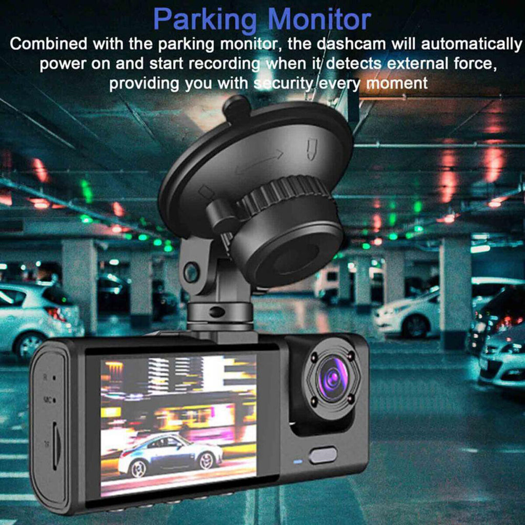 1080P Dual Lens Car Dash Cam Recorder G Sensor DVR Front And Rear Camera Video