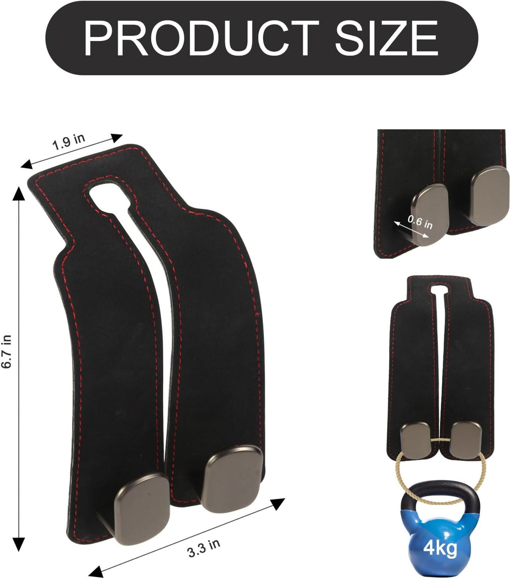 2 Pcs Multifunctional Headrest Hooks for Car, Premium Suede Material Purse Holder for Car, Double Car Seat Hooks for Headrest, Car Headrests Hook Fits Universal Car Seat Back Storage Hook