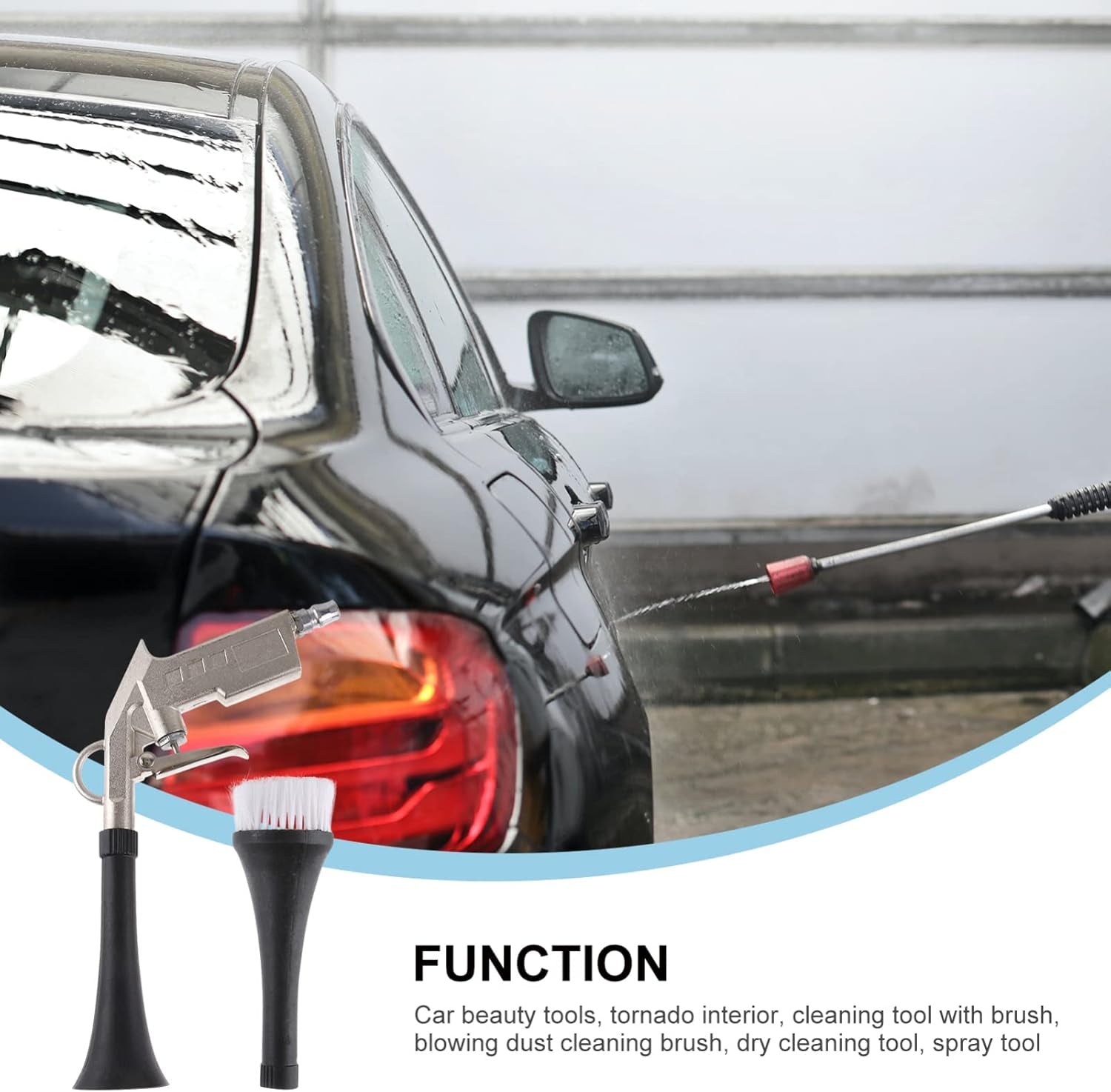 Car Accessories Interior Car Cleaner 3 Sets Car Car Cleaning Tool Car Cleaning Sprayer Car Spraying Washer Interior Cleaner Kit Car Interior Cleaner Car Interior Cleaner Brushes