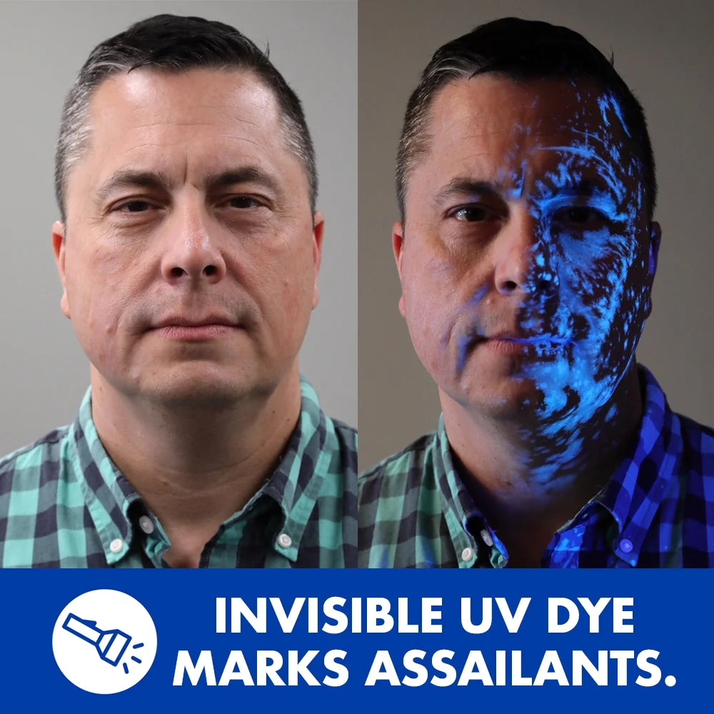 Brand Pepperguard Pepper Spray - Pink - Police Strength OC Pepper Formula, UV Detection Dye