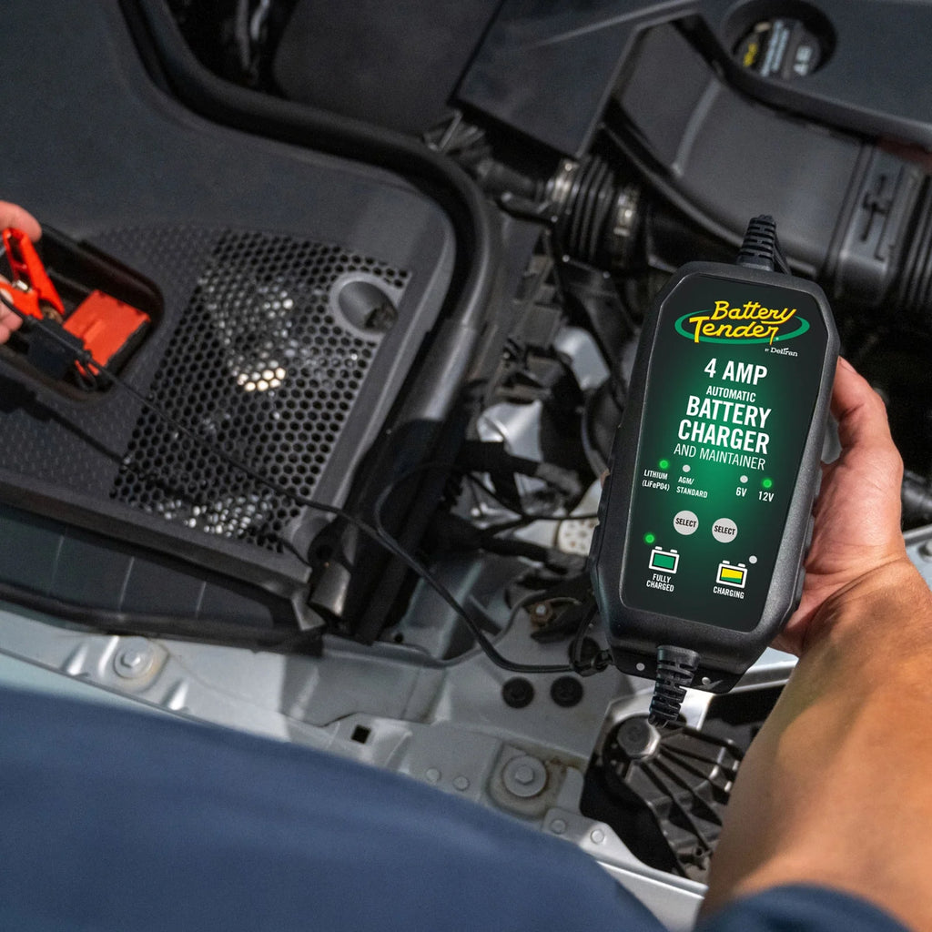 (2 Pack)  4 Amp, 6V or 12V Selectable Battery Charger, New