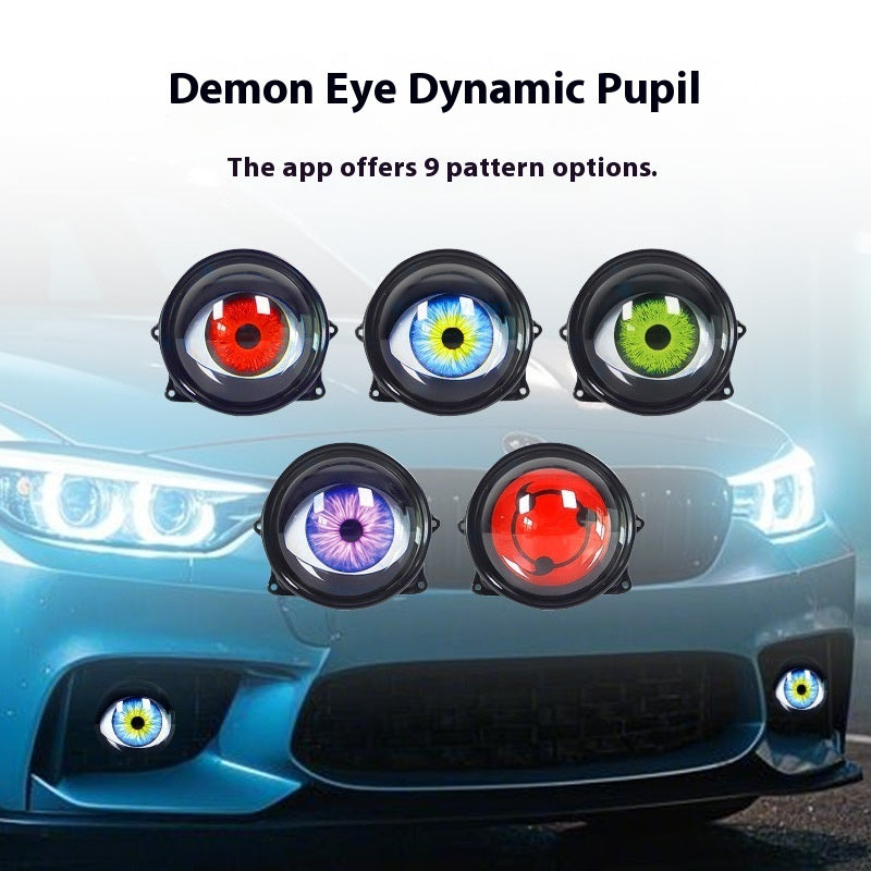 Devil Eye Led Hawkeye Lamp Modified General Car Motorcycle Lens Headlight Multi-mode
