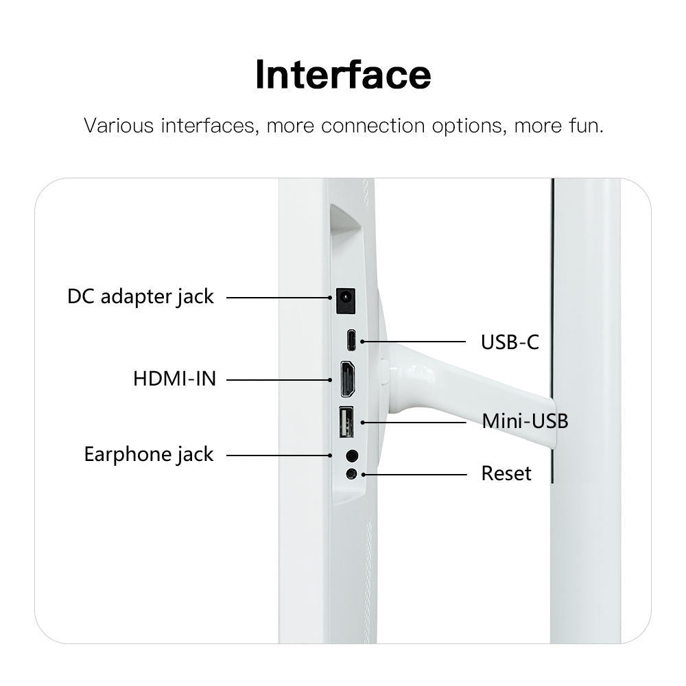 24 Inch Touch Screen 8-core CPU Android OS 128GB Rotation Monitor Built-in Battery With 13MP Camera Rollable Smart Portable TV