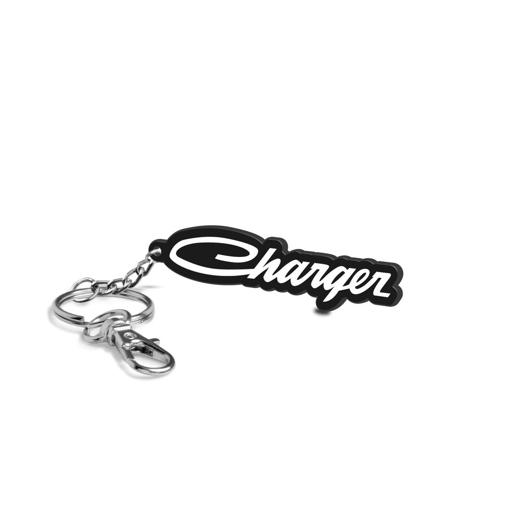 Dodge Charger Classic Laser Cut Full-Color Printing Acrylic Charm Key Chain