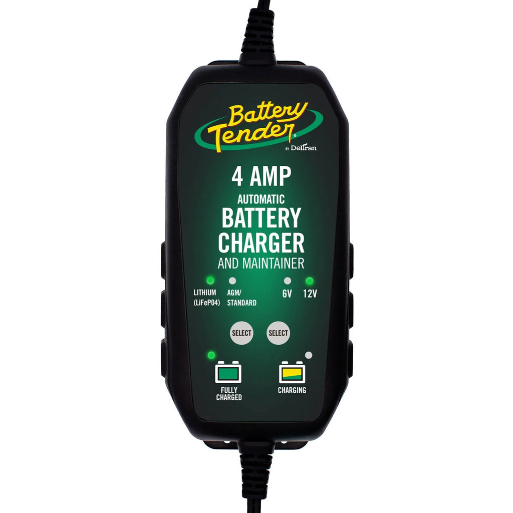 (2 Pack)  4 Amp, 6V or 12V Selectable Battery Charger, New