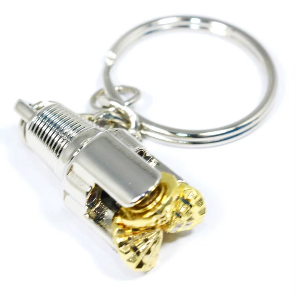 Key Chain Oilfield Tricone Three Cone Rotary Drill Bit Pendant Oil Well Oilfield Jewelry Gifts Souvenirs Keychain Pendant