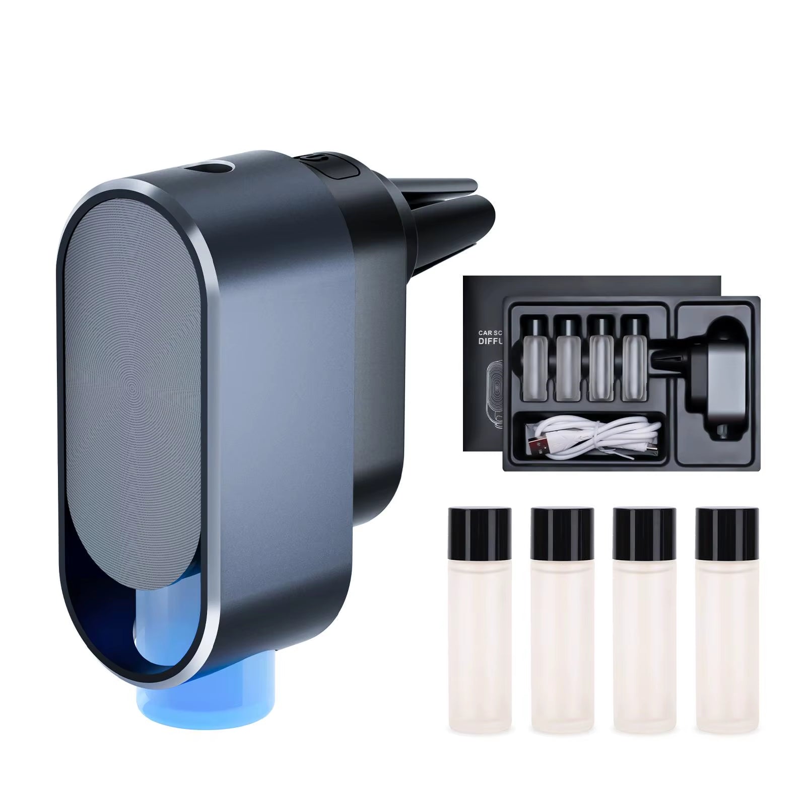 Smart Sensing Car Fragrance Diffuser Removed Odor Efficiently for Car Adjustable Car Aroma Diffuser with Three Levels