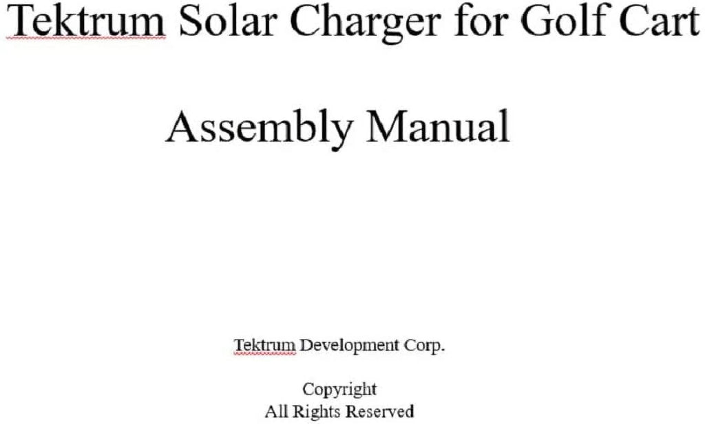 UNIVERSAL 150W 36V SOLAR PANEL BATTERY CHARGER KIT for GOLF CART