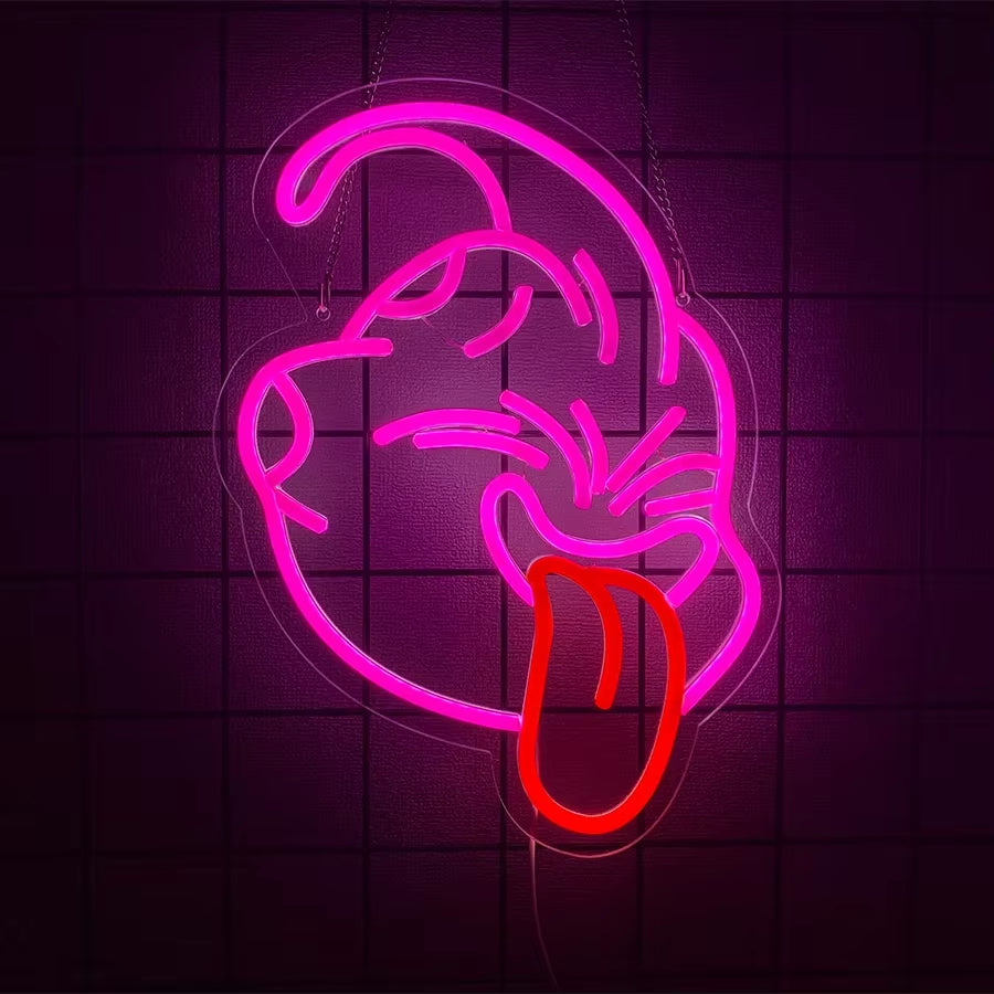 Gaming Neon Sign for Gamer Room Decor,Usb Powered LED Anime Neon Signs for Kids Bedroom Game Room Man Cave Gifts