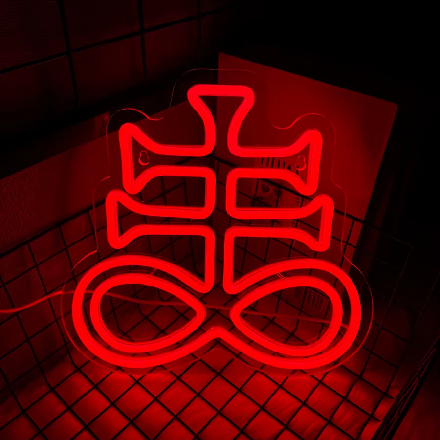 LED Cross Neon Sign for Wall Decor USB Powered LED Neon Light Signs Light up Sign for Bedroom Neon Wall Signs for Birthday Party